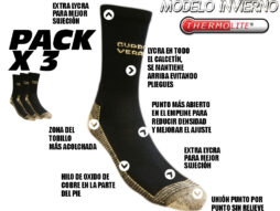 Calcetines Cupron IDF Pack 3 THERMOLITE - Talla 39-42 - Imagen 2